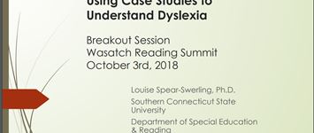 Understanding Dyslexia And Reading >> Webcast Homepage Understanding Dyslexia And Reading >> Webcast Homepage